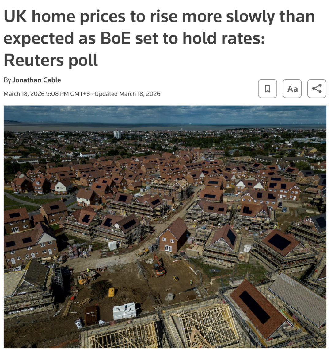 英国楼市新逻辑：租金跑赢房价，收益率重估时代来临